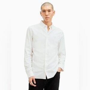 All Saints Classic White Men's Dress Shirt
